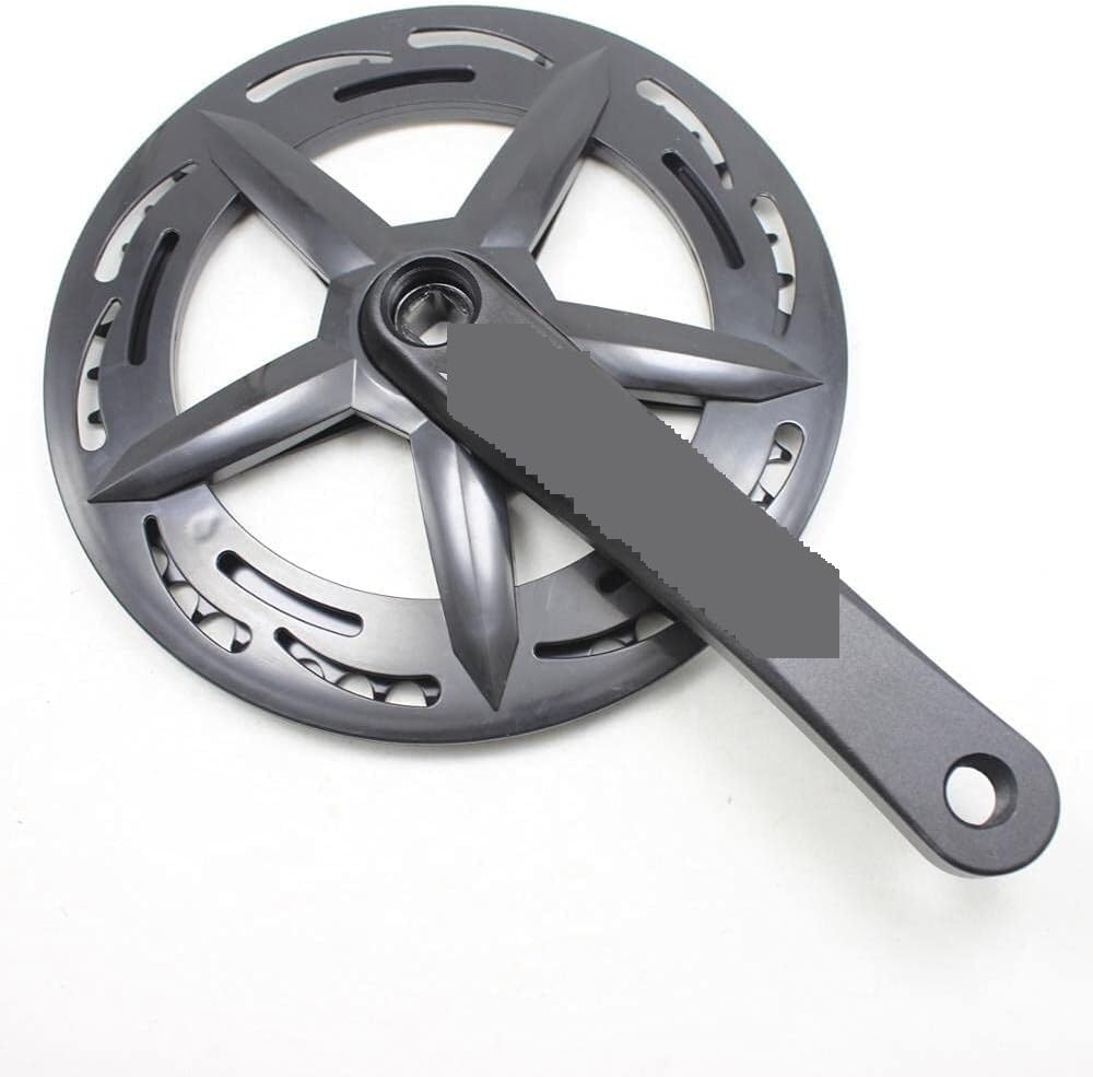 Zxdgsdrdtw One Color Mountain Bike Crankset 46T Aluminum Alloy Mtb Bicycle Crank