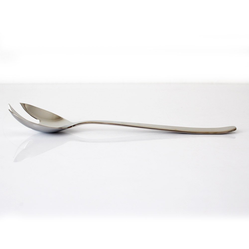 Iittala Scandia Salatbesteck Servierset 2tlg. aus Edelstahl hergestellt, spülmaschinengeeignet in der Farbe Silber, Länge: 23 cm, 1016517