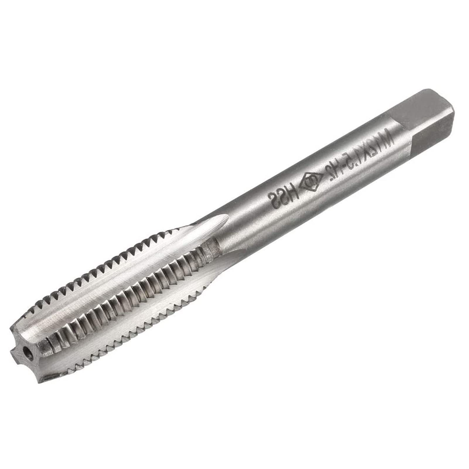 TA-VIGOR M12 x 1.5mm Straight Flute Screw Thread Tap, Thread Milling Tap with H2 Tolerance, HSS Straight 4 Flutes Metric Machine Tap for Drilling and Tapping