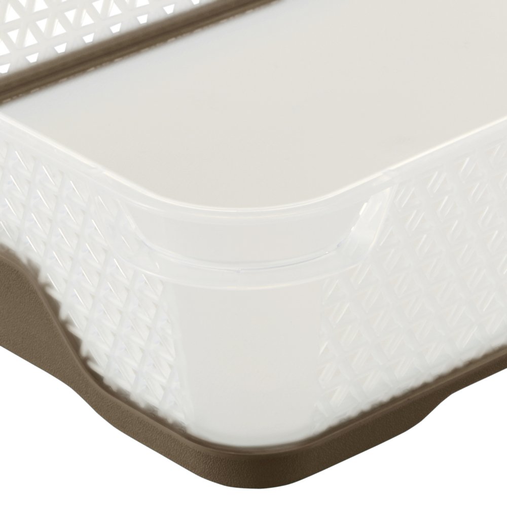 Keeeper Stapelkorb DIN A4 - Rutschfester Ordnungskorb Nordic Grey