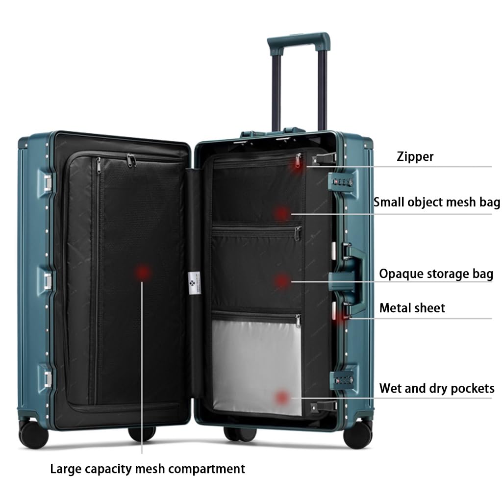Zestaw walizek podróżnych, przenośna walizka bagażowa składana wzór morwy matowy kreatywny 66 cm walizka na kółkach PC z zamkiem Tsa Carry Business Trip Bagaż/1607