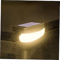 Vista 6 de Uonlytech Lámparas solares de escalera 2 unids luces solares al aire libre luz- luz solar polisilicio luces de paso solares