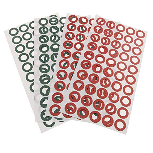 Anillos aislantes 18650 para batería de litio juego de 200 piezas rojo y verde