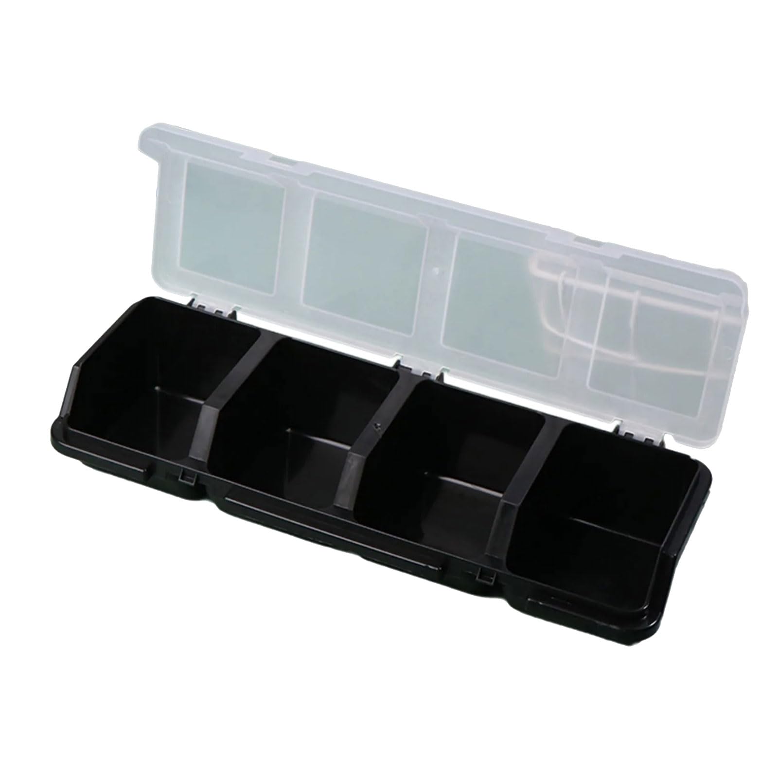 Crffz Black Tool Box Hardware Storage Organization Small Part Case Container Divider Organization For Organizing Screws Nut Bolt Multipurpose Craft Storage