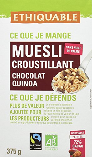  Ethiquable Muesli Croustillant Chocolat Noir Q...