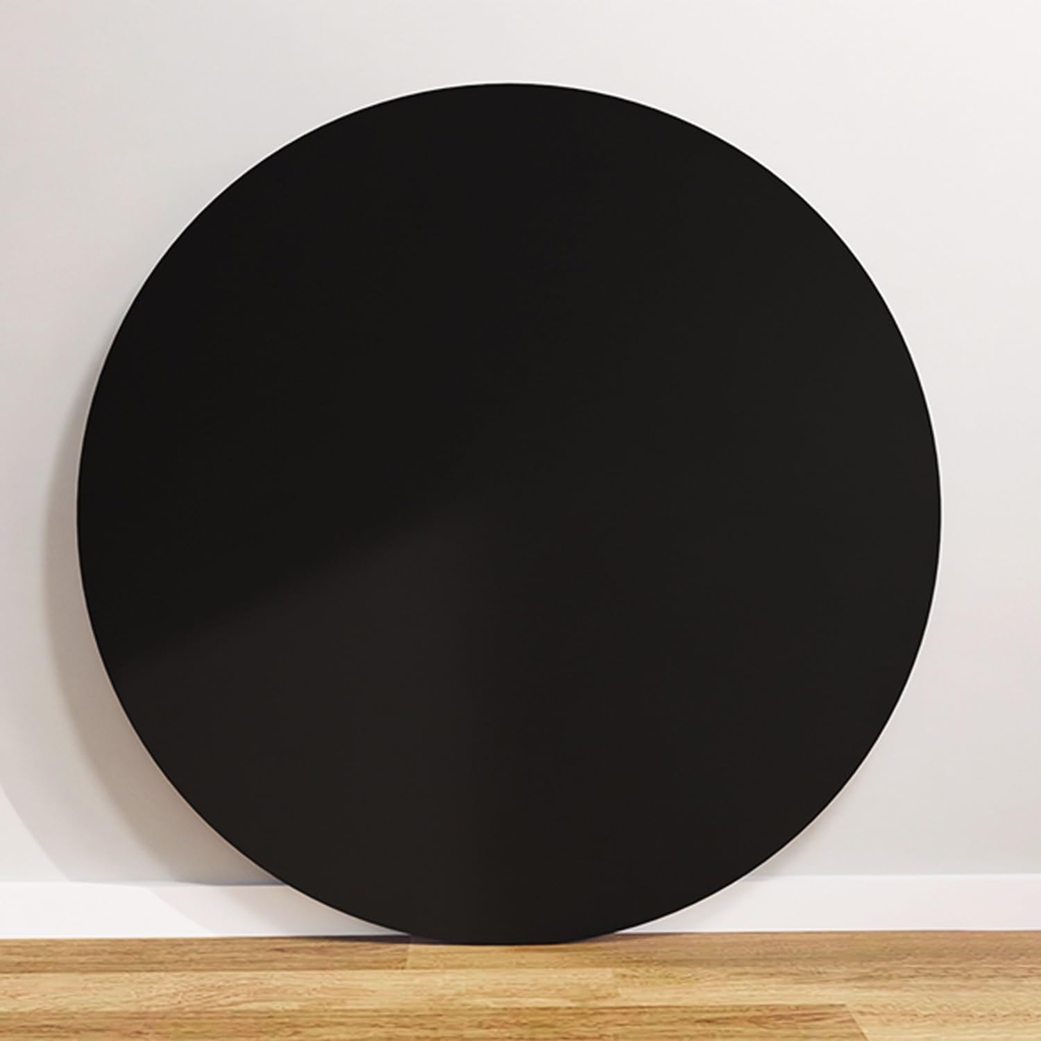 Piatto Girevole Lazy Susan, Vassoio Girevole Rotondo in Lastra di Roccia, Centrotavola da Pranzo, Spessore 12mm, per Ristoranti, Hotel e Famiglie(Black,70cm/28)