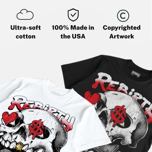Image of DopeSkill Halloween Graphic Tee Streetwear Hip Hop Hypebeast Unisex T-Shirt Sneaker Colour Matching Shirts Spooky Graphic