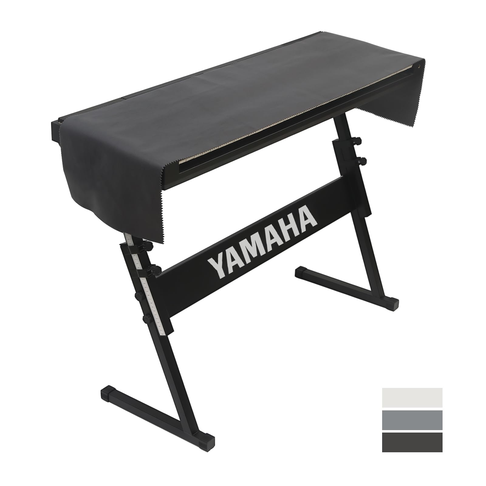 Piano Keyboard Cover 88 Keys,Piano Keyboard Dust Cover,Premium Protection for Electronic Keyboards ,Dirt-Proof, Light Luxury Design-black