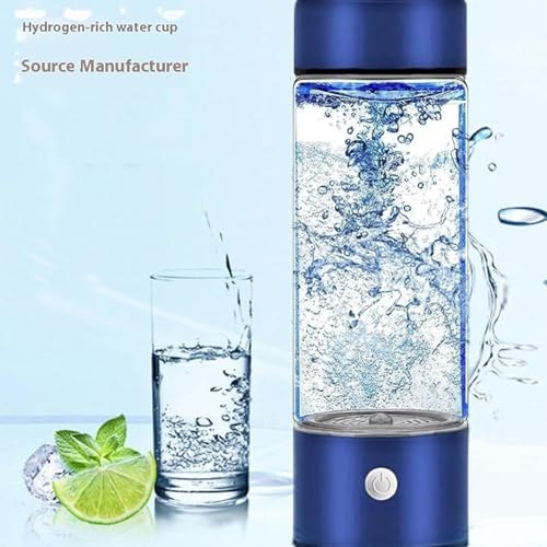 Bouteille d'eau rechargeable hydrogène USB 420ml de qualité alimentaire