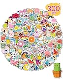 Stickers for Water Bottles, 300 Pcs/Pack Cute Vinyl...