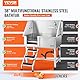 VEVOR Professionelle Hundepflegewanne 965,2mm Edelstahl Tierbadewanne Hundewaschstation max.100kg Hunden Pflege Dusche Hundewaschanlage Haustierpflegewanne Hundedusche Waschwanne