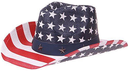 Enimay Western Outback Cowboy Hat Men's Women's Style Straw Felt Canvas USA 1 One Size