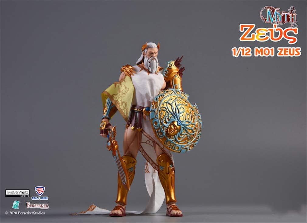 Amazon R Doll 1 12 フィギュア ゼウス ギリシア 神 セット 素体 ヘッド 服 武器 可動 塗装済み オリジナル かっこいい 威厳 Berserker Studios M01 フィギュア ドール 通販
