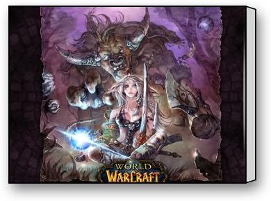 Funnyone Custom Modern Wall Art Decoration for Home World Of Warcraft Canvas Prints