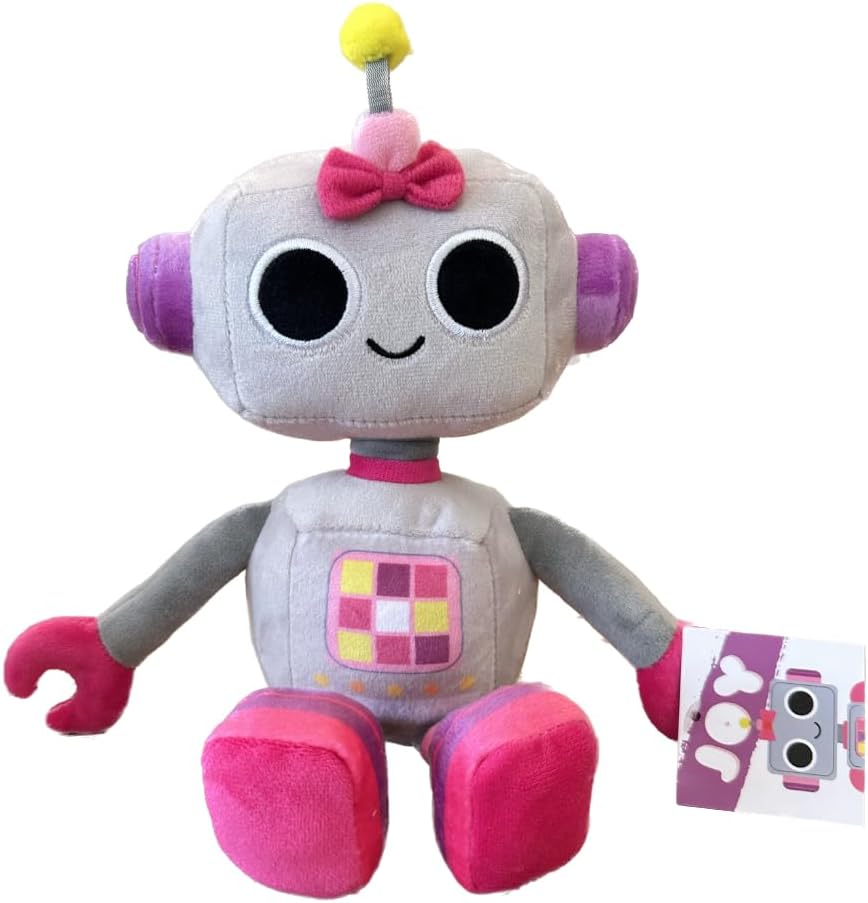 Listener Kids Joy The Robot Plush – Official Stuffed Toy – 7.5” Soft Cuddly Robot Plushie for Toddlers & Kids – Baby Safe Embroidered Details – Great Gift for Boys & Girls