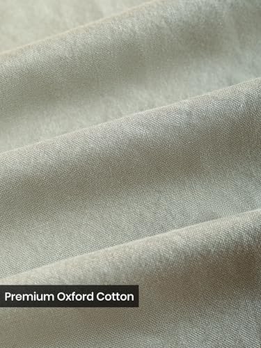 Image of Beyoung Oxford Cotton Shirt for Men | Premium Oxford Fabric | Regular Fit | Button-Down Collar