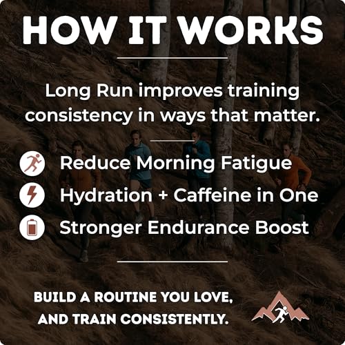 Image of Long Run Coffee - Hydrating Coffee with Electrolytes - All Natural Energy + Hydration + Recovery for Athletes - Stomach Friendly Electrolyte Coffee for Runners (5 lb, Maple Bacon)