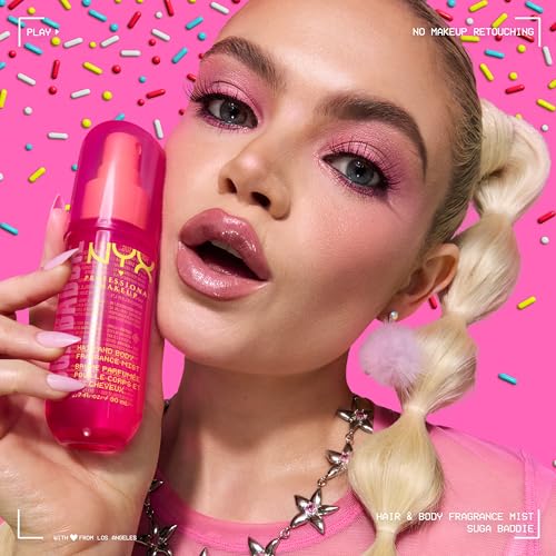 NYX PROFESSIONAL MAKEUP Fat Oil Fragrance Mist Perfume, Suga Baddie Vanilla & Whipped Cream Scent, Long Lasting Hair & Body Spray with Musk, Vegan & Cruelty Free, 2.7 fl oz - image 4