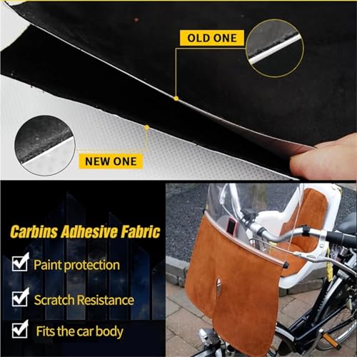 Tissu en daim autocollant pour modification pavillon auto