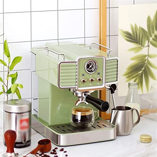 VVHUDA Espressomaschine, 15-Bar-Espressomaschine mit Milchaufschäumstab und kompaktem Design, professionelle Espressomaschine für Cappuccino und Latte small Gift