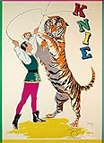 cirque knie zurich SANS CADRE PostersAndCo ™ Cirque KNIE DOMPTEUR Rfiq-Poster/Reproduction HQ 40x60cm d\'une Affiche Vintage