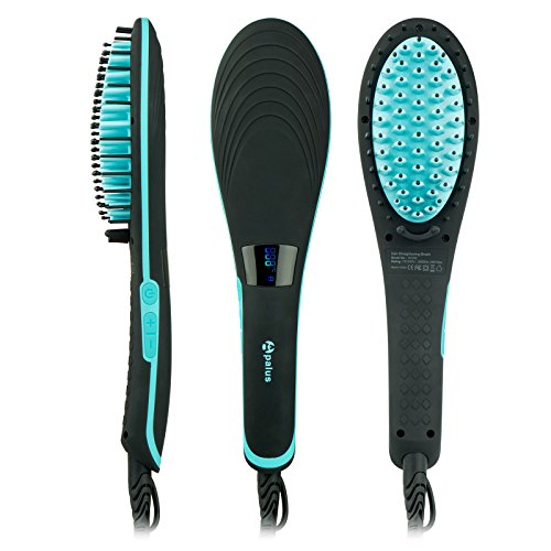 Apalus Hair Straightening Brush, Fast Natural Straight Hair Styling, Anion Hair Care, Anti Scald, Massage Straightening Irons, Detangling Hair Brush