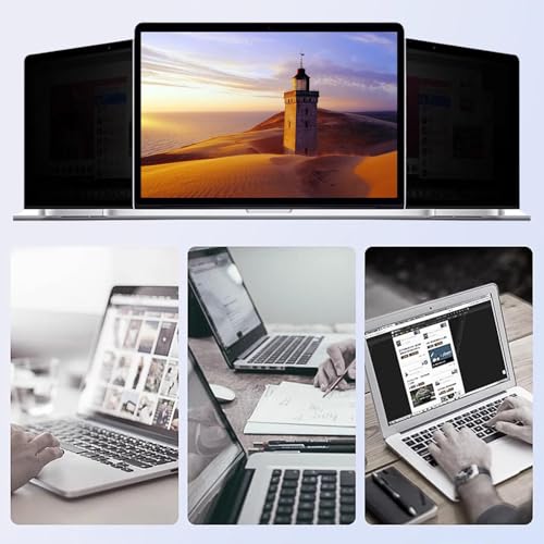 Protector de pantalla para portátil antirreflejos ideal para trabajar en cafeterías 7