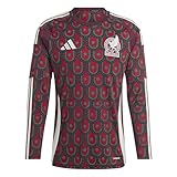 adidas Men's Standard Mexico 2024 Home Long Sleeve Jersey, Multicolor