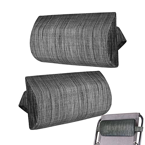 Genérico Cojin para Tumbona, Reposacabezas Playa, Almohada para Cabeza De Silla Reclinable De 1/2 Piezas, Cojín Acolchado Y Extraíble con Banda Elástica, Cojín para Cabeza De Silla