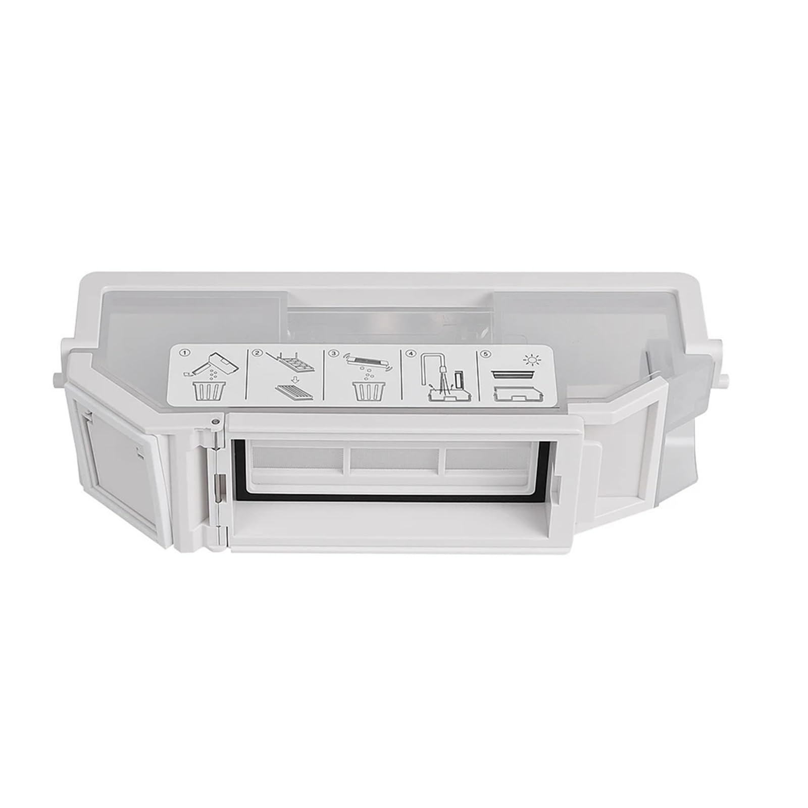 LMRXOFE Robot Vacuum Cleaner Dust Box,Compatible For Ecovacs,Compatible For Deebot,T30Pro OmniCyclone/T30 Pro Dust Box Acssories Parts