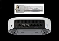 Elfcam 10Gb SFP+ RJ45 Hálózati Modul Freebox Ultra Kompatibilis, 10Gbase-T 30m Hatótávolság, 5m Cat8 Kábellel, Univerzális Switch Adapter 5