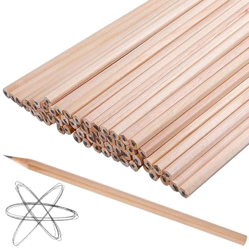 GBKDQQ Set di 200 matite HB, in legno naturale, 17,7 x 0,7 cm, per studenti, insegnanti, ufficio, materiale scolastico, disegno e scrittura