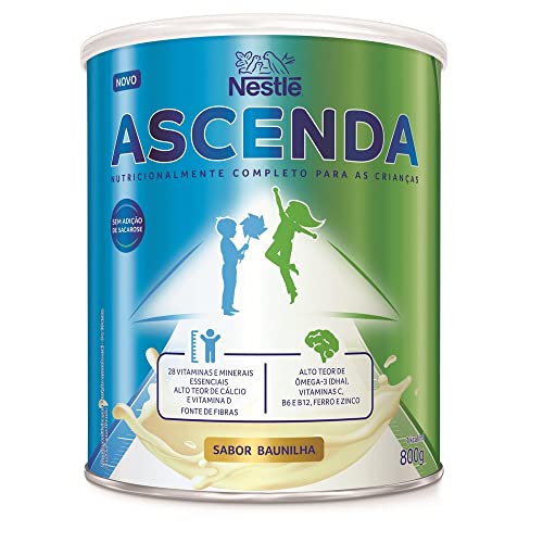 Ascenda Suplemento Infantil Baunilha 800G