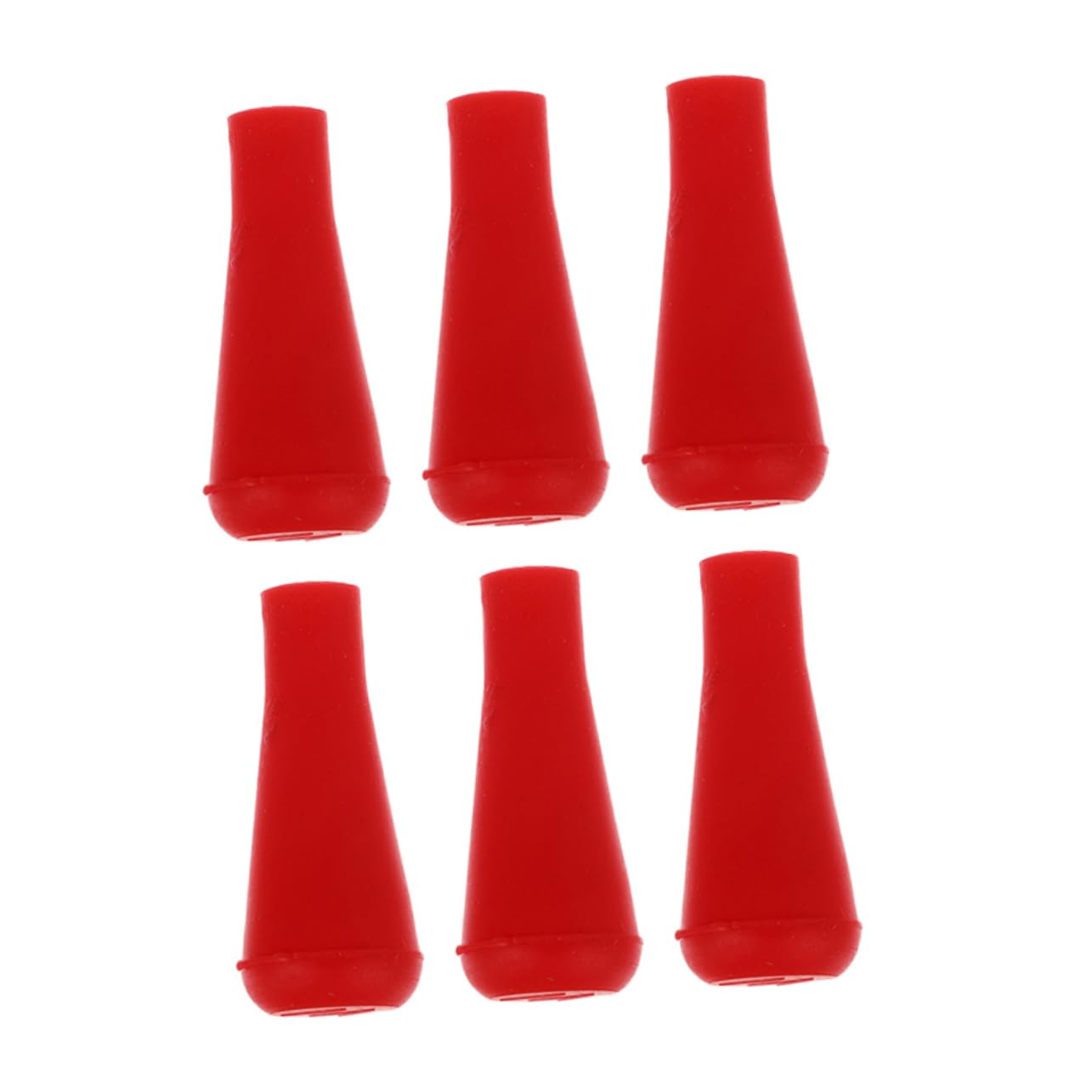 Toddmomy 6pcs Soft Rubber Arrowheads Safety Arrow Tips for Archery Practice Fit for Standard Arrows for Shooting Easy to Install and Remove