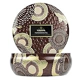 Voluspa 3 Wick Tin Candle - Forbidden Fig by Voluspa for Unisex - 12 oz Candle