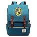 Zaino Tassorosso ucks Zaino per laptop Harry Potter, con porta di ricarica USB Bag Borsa da viaggio per il tempo libero College hogwarts Unisex Blu pavone