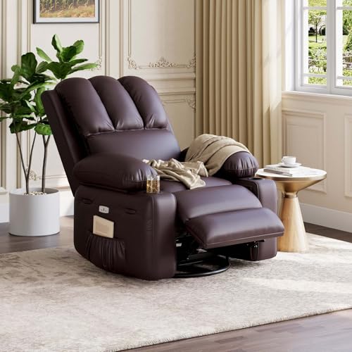 Sillón Power Marrón reclinable con calefacción