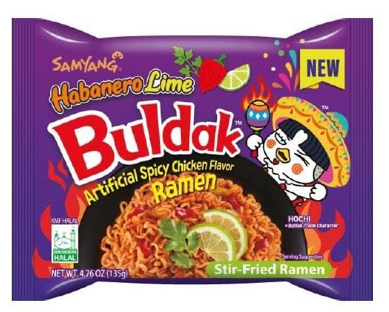 Sam Yang Buldak Habanero Lime Spicy Chicken Flavour Ramen 140gm*1PK (B0C949N67J) Amazon Price History, Amazon Price Tracker