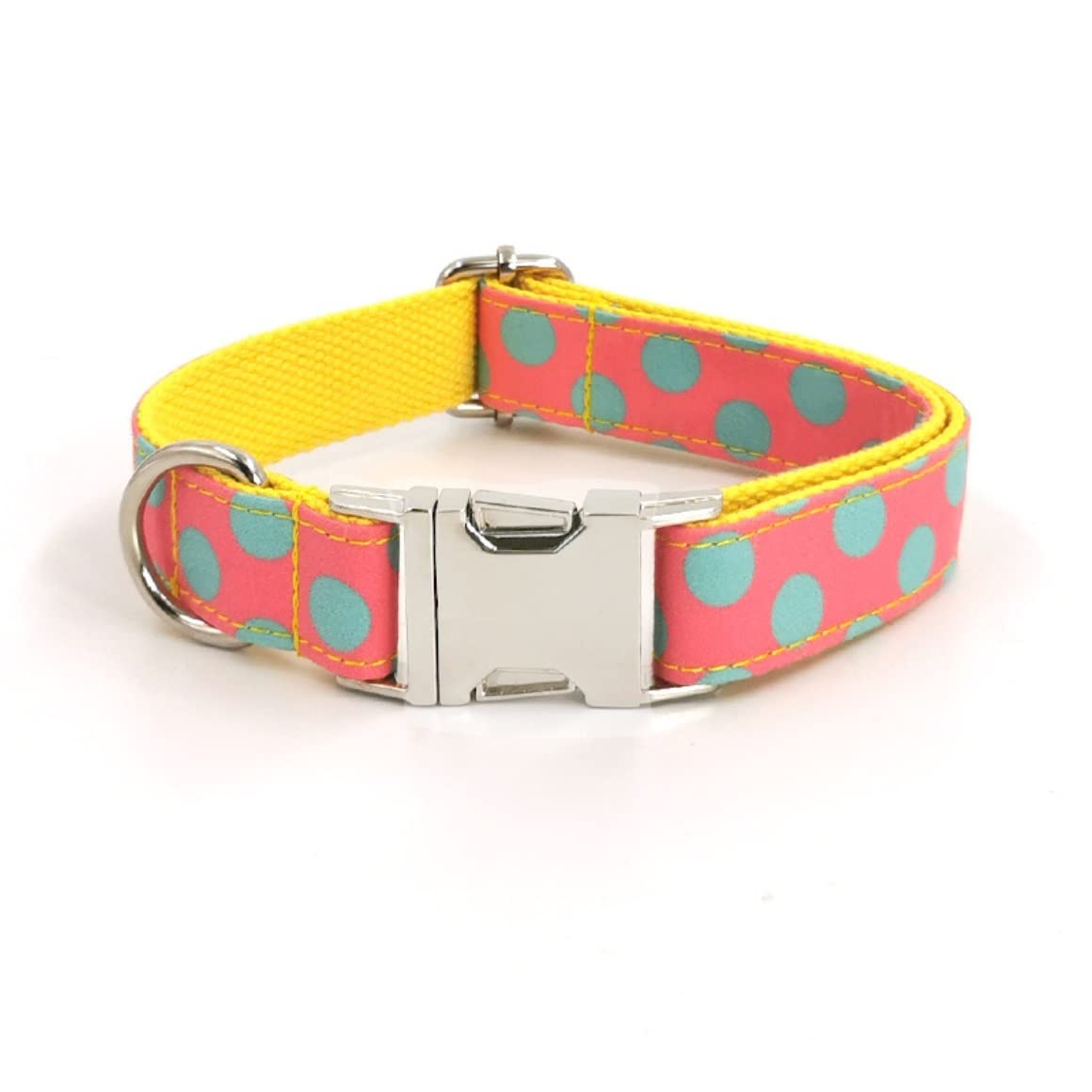 Morbido Guinzaglio Per Cani Collare Per Animali Domestici Con E Guinzaglio Per Cani A Pois Papillon Per Resistente A Sgancio Rapido Antiscivolo Flexi(42-48cm)