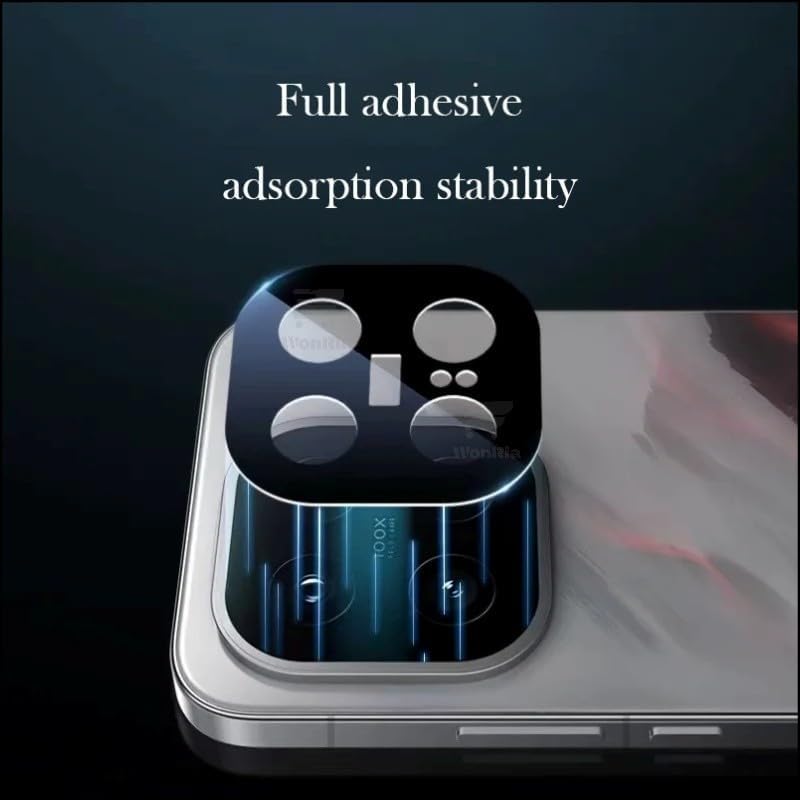 Image of Pack 1- Back Camera Glass Protector for iQOO 15 5G [3D Premium] Camera Glass Protector (Black)