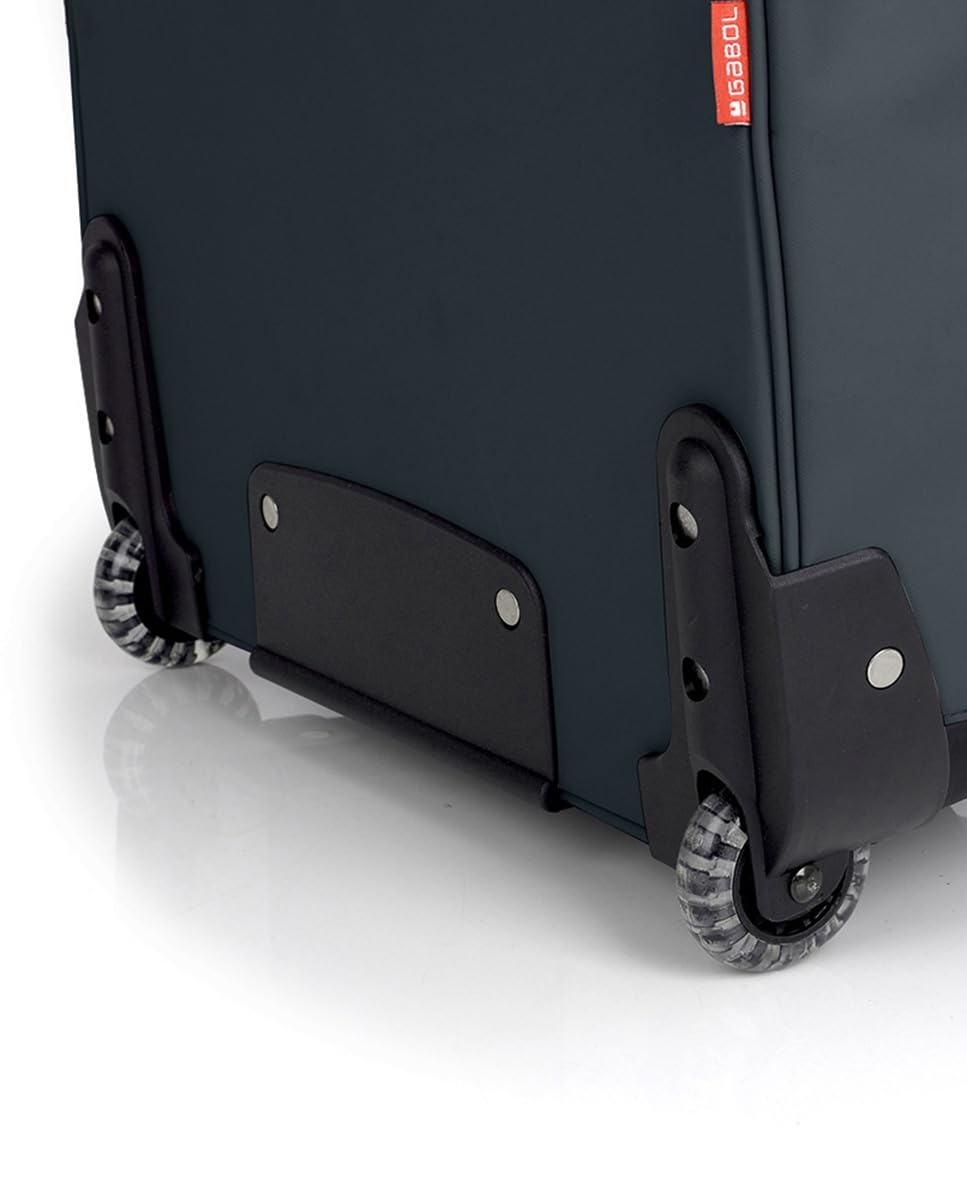 Gabol - Maletín con Ruedas y Funda para Portátil 15,6” Canada 40x36x19 cm - Equipaje de Cabina Ligero 1,85 kg con Capacidad 22L - Diseño Español en Poliéster Resinado - Verde
