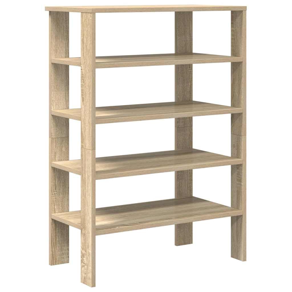 Stojak na buty dąb sonoma 61 x 32 x 87,5 cm drewno inżynieryjne
