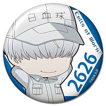 Amazon | はたらく細胞 缶バッジセット 白血球(好中球)だらけ
