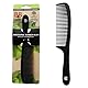 B AND B Zubehör Antistatic Carbon Comb (02027) / Hunde/Schwarz