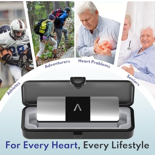 Kardiamobile Case for Kardia Mobile 6L & 6L Max, Portable Hard Shell Case with Silicone Pad for Kardiamobile EKG Heart Monitor