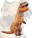 Halloween Gonflable T-rex Dinosaure Adulte Fantaisie Unisexe Costumes Robe Marron pour Cosplay Party