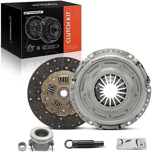 19A Clutch Pressure Plate May Overheat - 2018-2023 Jeep Wrangler, & 2020-2023 Jeep Gladiator 50 A-Premium Clutch Kit Compatible with Jeep Cherokee XJ 1994-2001, Grand Cherokee ZJ 1994-1996, Wrangler YJ 1994-1995, Wrangler TJ 1997-2006 & Dodge Dakota 1992-1999, B150 1992-1993, 3.9L 4.0L
