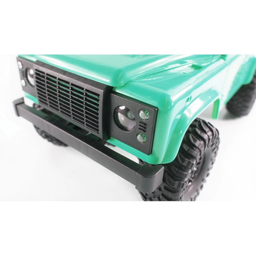 Land Rover Defender D90 RC samochód 4WD zdalnie sterowany samochód z oświetleniem LED, metalowa skrzynia biegów, pojazd offroad, czas jazdy 30 min, zdalnie sterowany od 8 lat