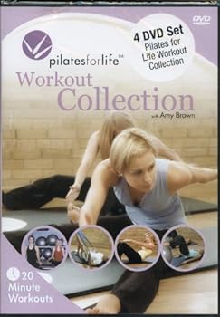 DVD Pilates for Life Workout Collection 4 DVD Set with Amy Brown Book