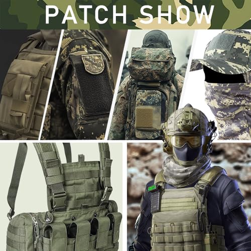 4 Stück This is Fine Dog Patches Stickerei Taktische Kreativ Hunde Emblem Bestickt Abzeichen Hook and Loop Patches Applikationen Taschen Hosen Hemden Mützen Uniformen Rucksack Kleidung Jacken